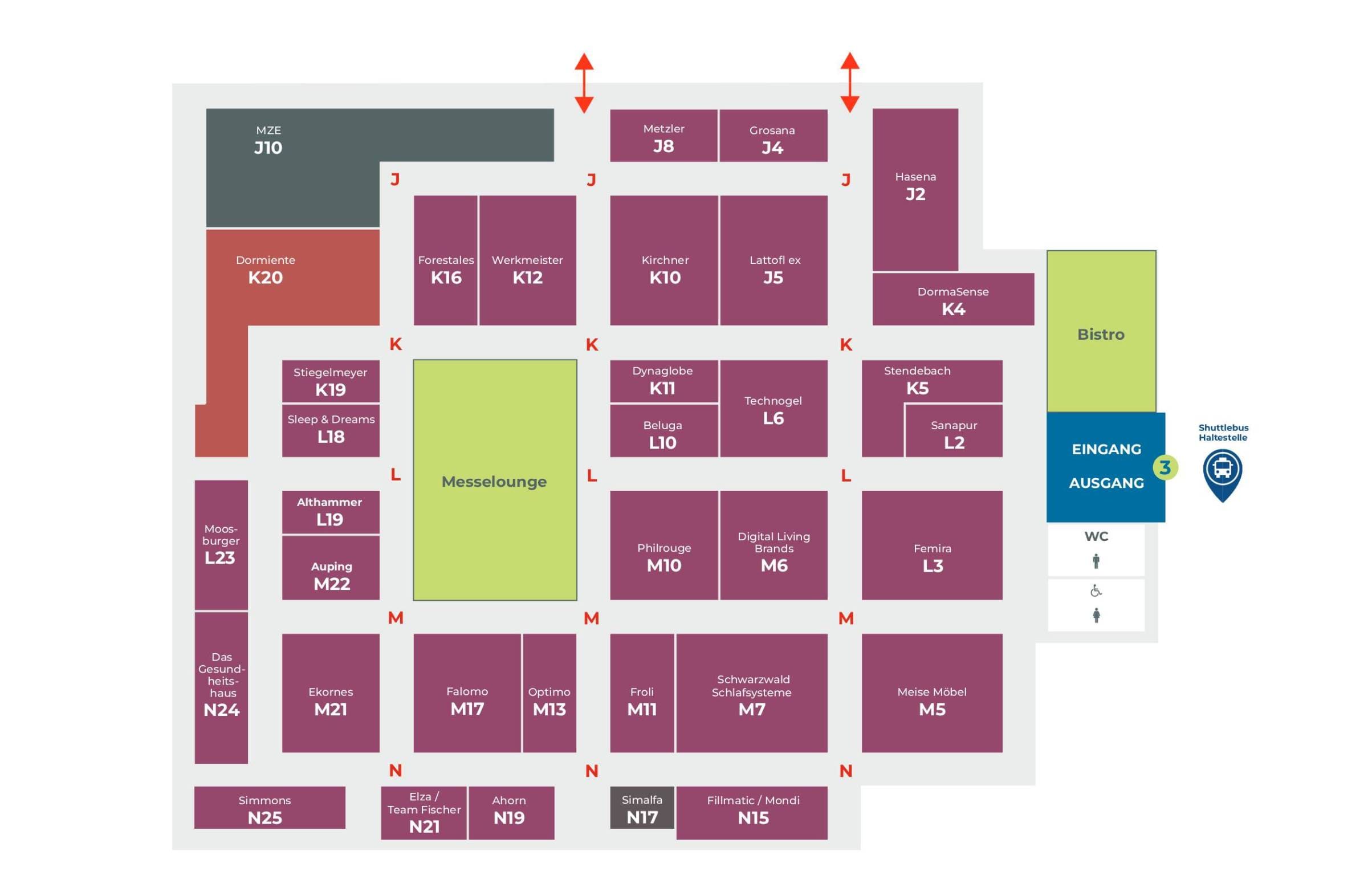 Hallenplan Halle 21